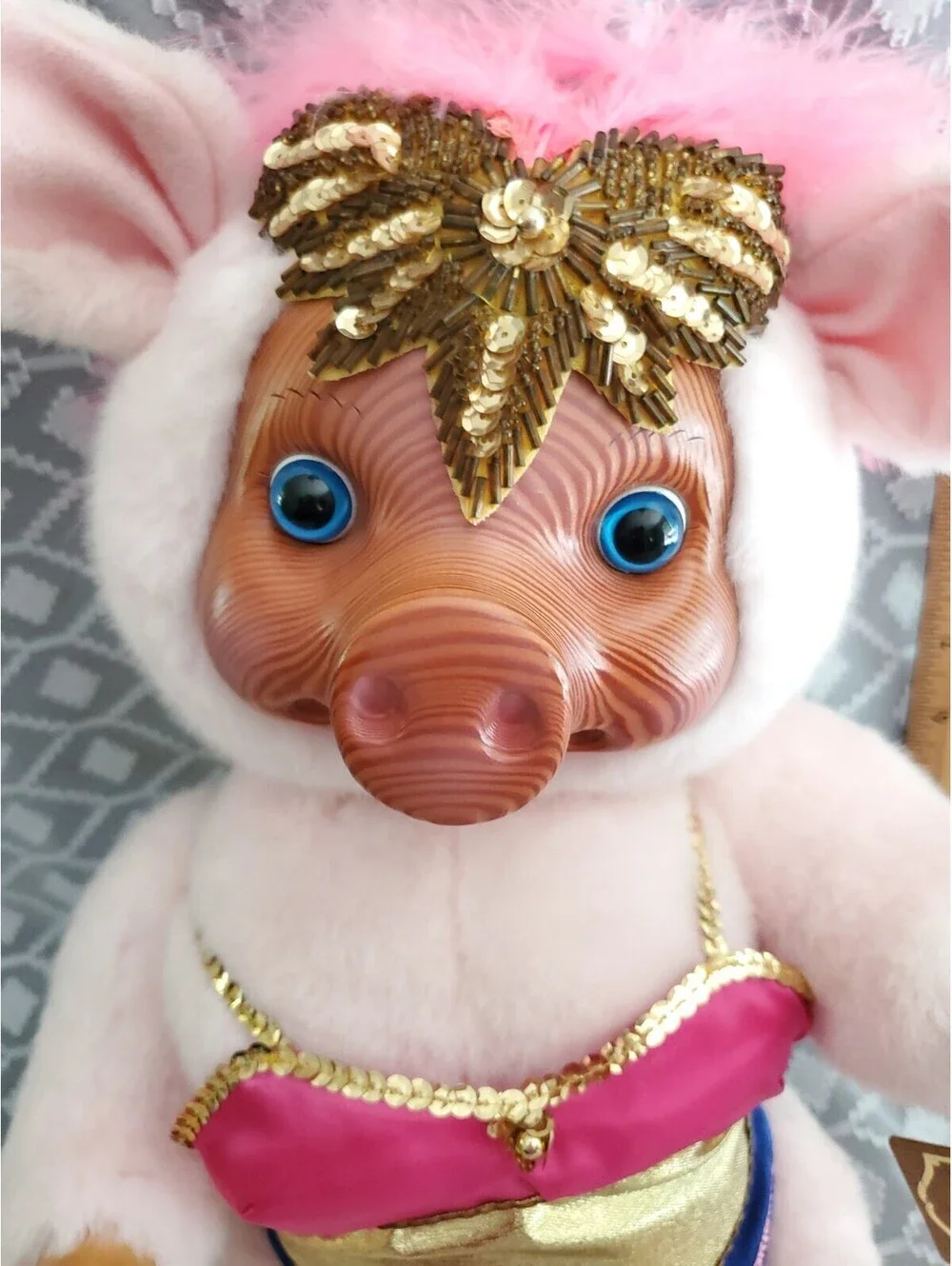 Vtg Robert Raikes Violet The Pig